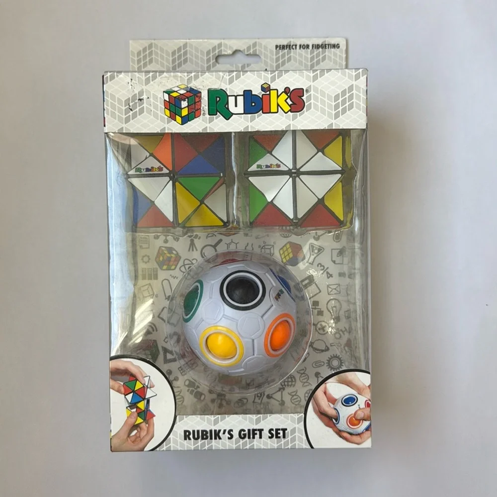 Rubik’s Gift Set | 2 Rubik’s Magic Star | Rubik’s Rainbow Ball
